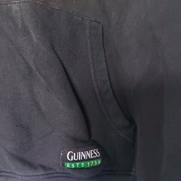 Vintage Unisex Guinness Hoodie with Flaws - Picture 5 of 13